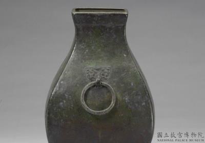 图片[2]-Fang wine vessel with ring handles, Han dynasty (206 BCE-220 CE)-China Archive